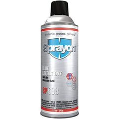 Sprayon - Blue Layout Fluid - 12 Ounce Aerosol Can - Benchmark Tooling