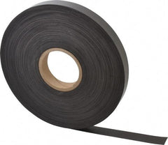 Mag-Mate - 200' Long x 1" Wide x 1/32" Thick Flexible Magnetic Strip - 8 Lb Max Pull Force, 4 Linear Ft/Lb Magnetic Pull Force, Plain Back - Benchmark Tooling