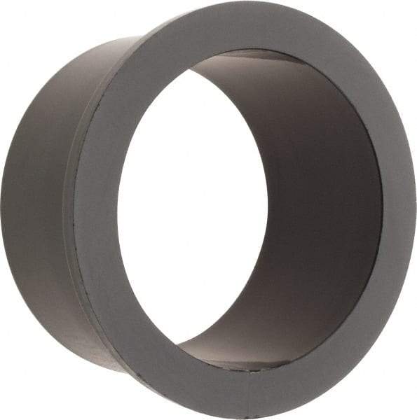 Poly Hi Solidur - 1-1/2" Inside x 1-3/4" Outside Diam, Nylon Sleeve Bearing - 2" Outside Diam, 1/8" Flange Thickness, 1" OAL - Benchmark Tooling