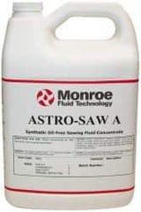 Monroe Fluid Technology - Astro-Saw A, 1 Gal Bottle Sawing Fluid - Water Soluble - Benchmark Tooling