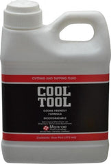 Monroe Fluid Technology - Cool Tool, 1 Pt Can Cutting & Tapping Fluid - Straight Oil, For Blanking, Boring, Broaching, Drilling, Hobbing, Milling, Reaming, Tapping, Turning - Benchmark Tooling