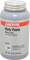 Loctite - 1 Lb Can General Purpose Anti-Seize Lubricant - Molybdenum Disulfide, -20 to 750°F, Black, Water Resistant - Benchmark Tooling