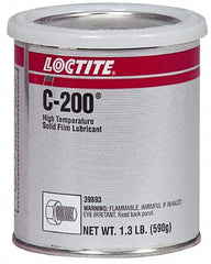 Loctite - 1.3 Lb Can Dry Film Lubricant - Dark Gray, 2,400°F Max - Benchmark Tooling