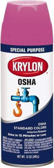 Krylon - OSHA Purple, 12 oz Net Fill, Gloss, Enamel Spray Paint - 15 to 20 Sq Ft per Can, 12 oz Container, Use on Ceramics, Glass, Metal, Plaster, Wood - Benchmark Tooling