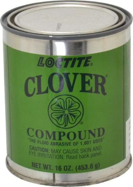 Loctite - 1 Lb Grease Compound - Compound Grade Very Fine, Grade C, 220 Grit, Black & Gray, Use on General Purpose - Benchmark Tooling