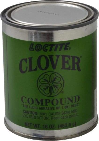 Loctite - 1 Lb Grease Compound - Grade B, 240 Grit, Black & Gray, Use on General Purpose - Benchmark Tooling