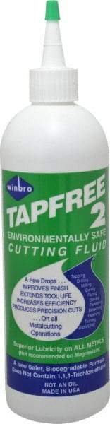 TapFree 2 - Tapfree 2, 1 Pt Bottle Cutting & Tapping Fluid - Water Soluble, For Cleaning - Benchmark Tooling