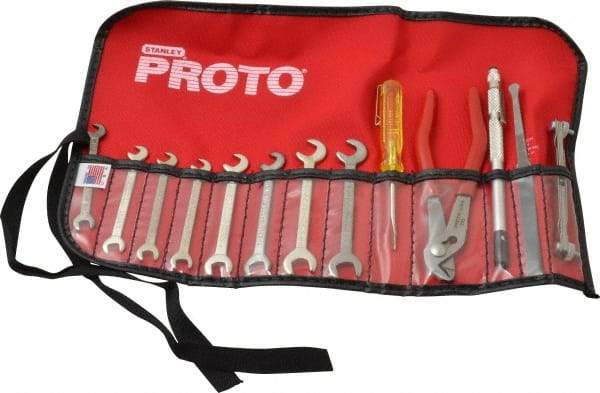 Proto - 13 Piece, 13/64 to 3/8", Ignition Wrench Set - Inch System of Measurement, Satin Finish - Benchmark Tooling