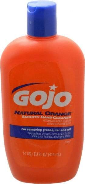 GOJO - 14 oz Squeeze Bottle Liquid Hand Cleaner - General Duty, Orange Scent - Benchmark Tooling