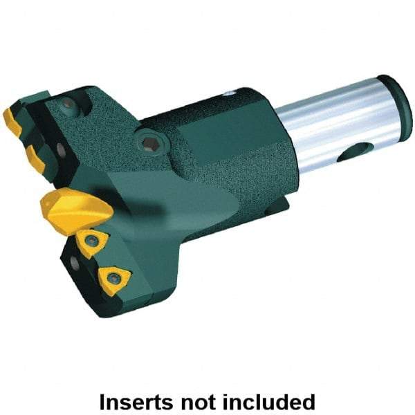 Kennametal - Series HTS DFT, Head Connection 13B, 50mm Max Diam Pilot Drill Head - B510S08000 Pilot Drill, 8mm Pilot Drill Diam, 4 Nonpilot Inserts, 50mm Head Length - Benchmark Tooling