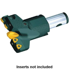 Kennametal - Series HTS DFT, Head Connection 13B, 50mm Max Diam Pilot Drill Head - B510S08000 Pilot Drill, 8mm Pilot Drill Diam, 4 Nonpilot Inserts, 50mm Head Length - Benchmark Tooling