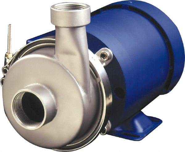 Finish Thompson - 1 HP, Corrosion Resistant Pump - 316 Stainless Steel and Carbon and Viton - Benchmark Tooling