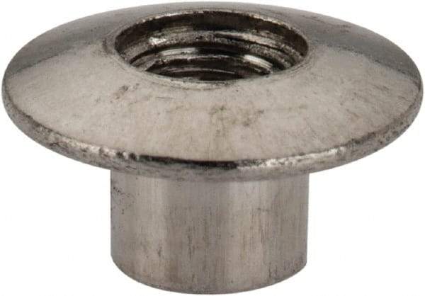 Made in USA - #8-32 Thread Barrel, Aluminum Sex Bolt & Binding Post - Uncoated, 3/16" Screw Length, 3/16" Long Barrel - Benchmark Tooling