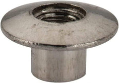 Made in USA - #8-32 Thread Barrel, Aluminum Sex Bolt & Binding Post - Uncoated, 3/16" Screw Length, 3/16" Long Barrel - Benchmark Tooling