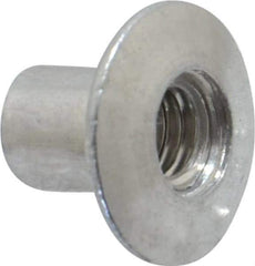 Made in USA - #8-32 Thread Barrel, Aluminum Sex Bolt & Binding Post - Uncoated, 1/4" Screw Length, 1/4" Long Barrel - Benchmark Tooling