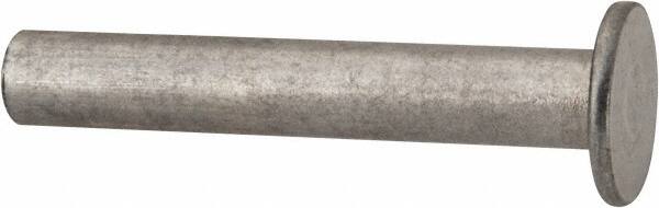 Made in USA - #8-32 Thread Barrel, Aluminum Sex Bolt & Binding Post - Uncoated, 3/8" Screw Length, 1-1/4" Long Barrel - Benchmark Tooling