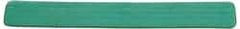 Rubbermaid - 48-1/2" Long x 5-1/2" Wide Microfiber Dust Mop Pad - Hook & Loop, Green - Benchmark Tooling