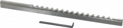 Value Collection - 5/32" Keyway Width, Style B, Keyway Broach - High Speed Steel, Bright Finish, 3/16" Broach Body Width, 19/64" to 1-11/16" LOC, 6-3/4" OAL - Benchmark Tooling