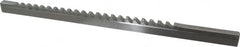 Value Collection - 5/16" Keyway Width, Style C, Keyway Broach - High Speed Steel, Bright Finish, 3/8" Broach Body Width, 25/64" to 2-1/2" LOC, 11-3/4" OAL - Benchmark Tooling