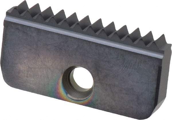 Carmex - 8 TPI, Internal Thread, UN Standard, 40I MT7 Grade Thread Mill Insert - Carbide, TiAlN Coating - Benchmark Tooling