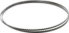 Starrett - 4 TPI, 7' 9" Long x 1/4" Wide x 0.025" Thick, Welded Band Saw Blade - Carbon Steel, Toothed Edge, Raker Tooth Set, Flexible Back, Contour Cutting - Benchmark Tooling