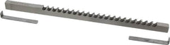 Dumont Minute Man - 3/8" Keyway Width, Style C, Keyway Broach - High Speed Steel, Bright Finish, 3/8" Broach Body Width, 25/64" to 2-1/2" LOC, 11-3/4" OAL, 4,340 Lbs Pressure for Max LOC - Benchmark Tooling