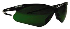 Jackson Safety - Green Lenses, Framed Welding Glasses - Scratch Resistant, Black Frame, Size Universal, Wrap Around - Benchmark Tooling