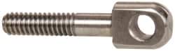 Gibraltar - 1/4-20, 3/4" Thread Length, 1/4" Hole Diam, Stainless Steel, Swing Bolt - Grade 303, 5/16" Head Thickness, 1-1/2" Hole Center to End - Benchmark Tooling