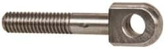 Gibraltar - 5/16-18, 1" Thread Length, 5/16" Hole Diam, Stainless Steel, Swing Bolt - Grade 303, 3/8" Head Thickness, 2" Hole Center to End - Benchmark Tooling