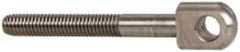 Gibraltar - 3/8-16, 2" Thread Length, 3/8" Hole Diam, Stainless Steel, Swing Bolt - Grade 303, 1/2" Head Thickness, 3-1/2" Hole Center to End - Benchmark Tooling