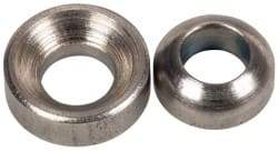 Gibraltar - 5/32" Bolt, Stainless Steel, Spherical Washer Assembly - 3/16" Inside x 3/8" Female Outside, 5/16" Male OD, 13/64" Thick, 1/32" Radius, 303 Grade - Benchmark Tooling