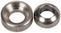 Gibraltar - 5/32" Bolt, Stainless Steel, Spherical Washer Assembly - 3/16" Inside x 3/8" Female Outside, 5/16" Male OD, 13/64" Thick, 1/32" Radius, 303 Grade - Benchmark Tooling