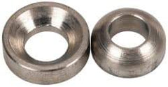 Gibraltar - 3/16" Bolt, Stainless Steel, Spherical Washer Assembly - 7/32" Inside x 7/16" Female Outside, 3/8" Male OD, 15/64" Thick, 5/64" Radius, 303 Grade - Benchmark Tooling