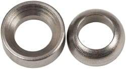 Gibraltar - 3/8" Bolt, Stainless Steel, Spherical Washer Assembly - 13/32" Inside x 11/16" Female Outside, 5/8" Male OD, 27/64" Thick, 3/32" Radius, 303 Grade - Benchmark Tooling