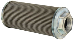 Flow Ezy Filters - 100 Mesh, 284 LPM, 75 GPM, 5.4" Diam, Female Suction Strainer without Bypass - 2-1/2 Port NPT, 12-1/2" Long - Benchmark Tooling