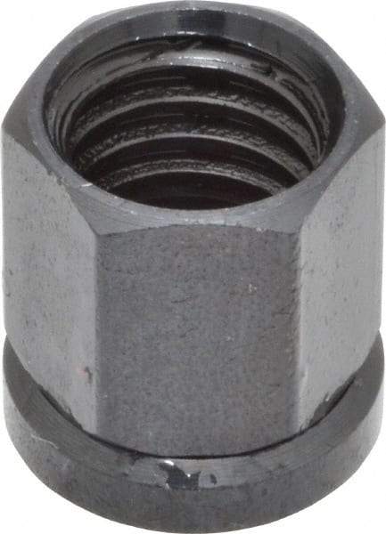 Gibraltar - 3/8-16, Black Oxide Finish, Steel Swivel Hex Nut - 1/2" Pad, 7/16" Wide x 17/32" High x 17/64" Deep - Benchmark Tooling