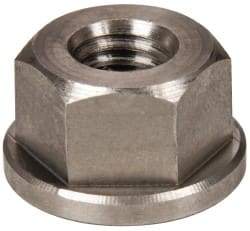 Gibraltar - 3/8-16, 7/8" Flange Diam, 1/2" High, 11/16" Across Flats, Flange Nut - Grade 303 Stainless Steel, 1/8" Flange Height - Benchmark Tooling