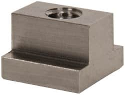 Gibraltar - 3/8-16 Blind Tapped T Slot Nut - 1/2" Slot Width, 7/8 x 1/4" Base Width x Height, 7/8 x 5/8" OAL x Height - Benchmark Tooling