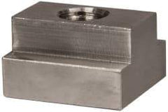 Gibraltar - 1/2-13 Blind Tapped T Slot Nut - 11/16" Slot Width, 1-1/8 x 13/32" Base Width x Height, 1-1/4 x 3/4" OAL x Height - Benchmark Tooling