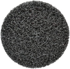 3M - 6" Very Coarse Grade Silicon Carbide Deburring Disc - 1/4" Center Hole, Arbor Connection, Black, 4,000 Max RPM - Benchmark Tooling