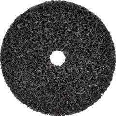 3M - 6" Very Coarse Grade Silicon Carbide Deburring Disc - 7/8" Center Hole, Arbor Connection, Black, 4,000 Max RPM - Benchmark Tooling