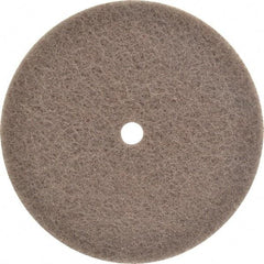 3M - 6" Very Fine Grade Silicon Carbide Deburring Disc - 1/2" Center Hole, Arbor Connection, 4,000 Max RPM - Benchmark Tooling