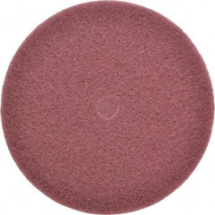 3M - 8" Very Fine Grade Aluminum Oxide Deburring Disc - 3/4" Center Hole, Arbor Connection, Maroon, 3,000 Max RPM - Benchmark Tooling
