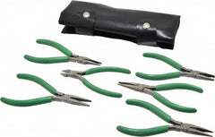 Xcelite - 6 Piece Diagonal & Long Nose Electronics Pliers - Comes in Pouch - Benchmark Tooling