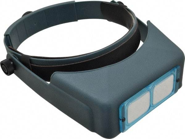 Made in USA - 1.75x Magnification, Optical Glass, Rectangular Magnifier - Headband Mount, 14 Inch Focal Distance - Benchmark Tooling