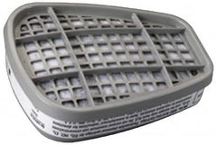 3M - White Cartridge - Series 6000, Protects Against Acid Gas - Benchmark Tooling