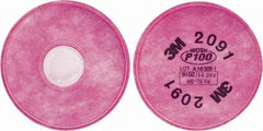 3M - Magenta P100 Filter - Protects Against Particulates, Series 2000 - Benchmark Tooling