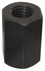 Value Collection - 3/4-10 UNC, 1-7/8" OAL Steel Standard Coupling Nut - Black Oxide Coated, 1-1/4" Width Across Flats - Benchmark Tooling