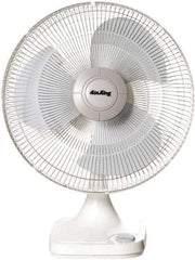 Air King - 16" Blade, 1/20 hp, 1,710 Max CFM, Oscillating Table/Wall Mounting Fans - 0.71/0.54./0.48 Amps, 120 Volts, 3 Speed - Benchmark Tooling