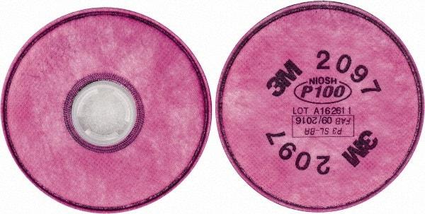 3M - Magenta P100 Filter - Protects Against Organic Vapor, Series 2000 - Benchmark Tooling
